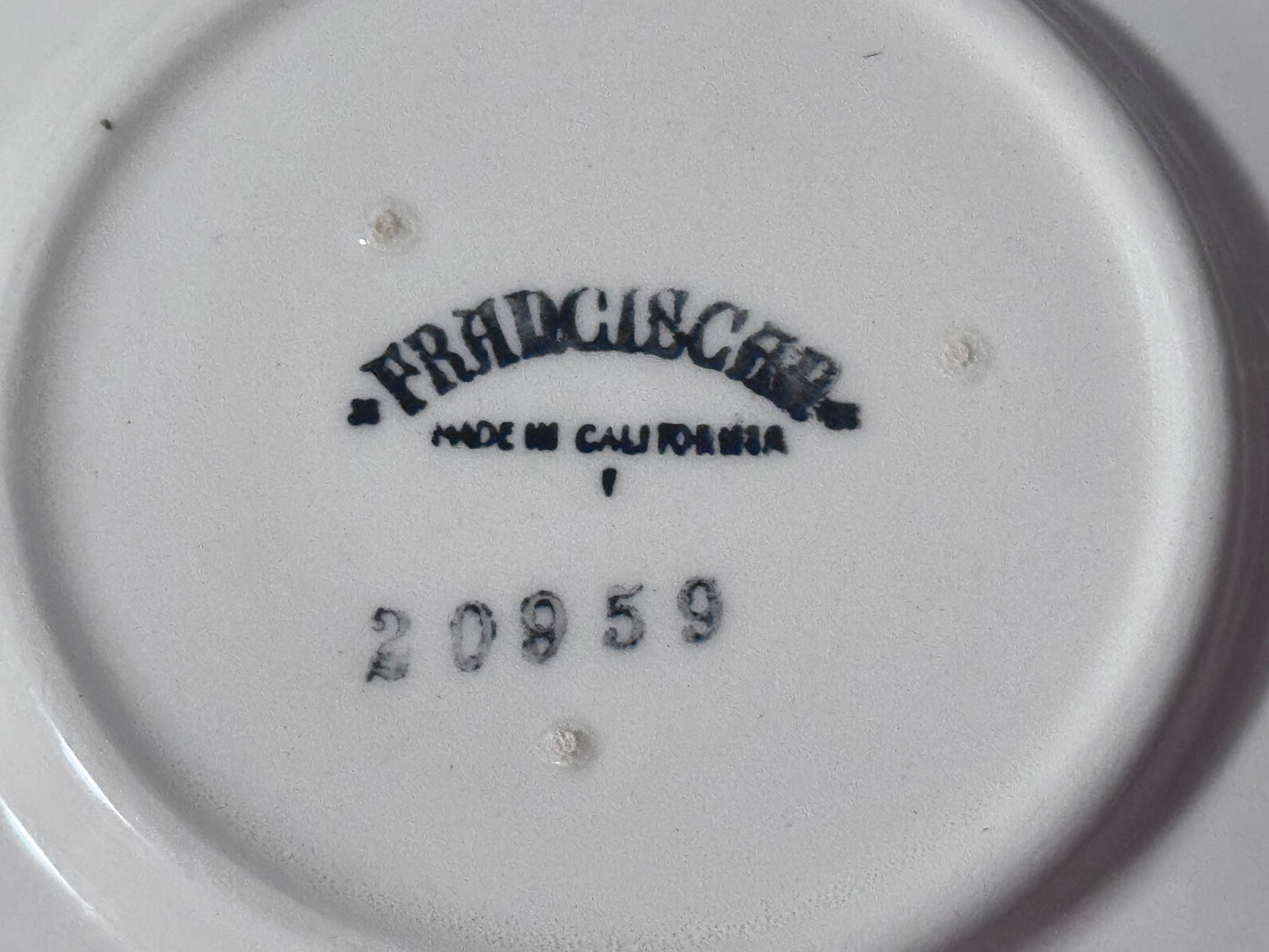 Franciscan Made in U.S.A /California Teacup and Saucer