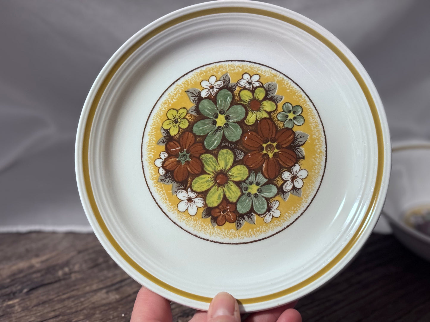 'SIENNA' Ironstone Ware Bowl & Saucer MYOTT England