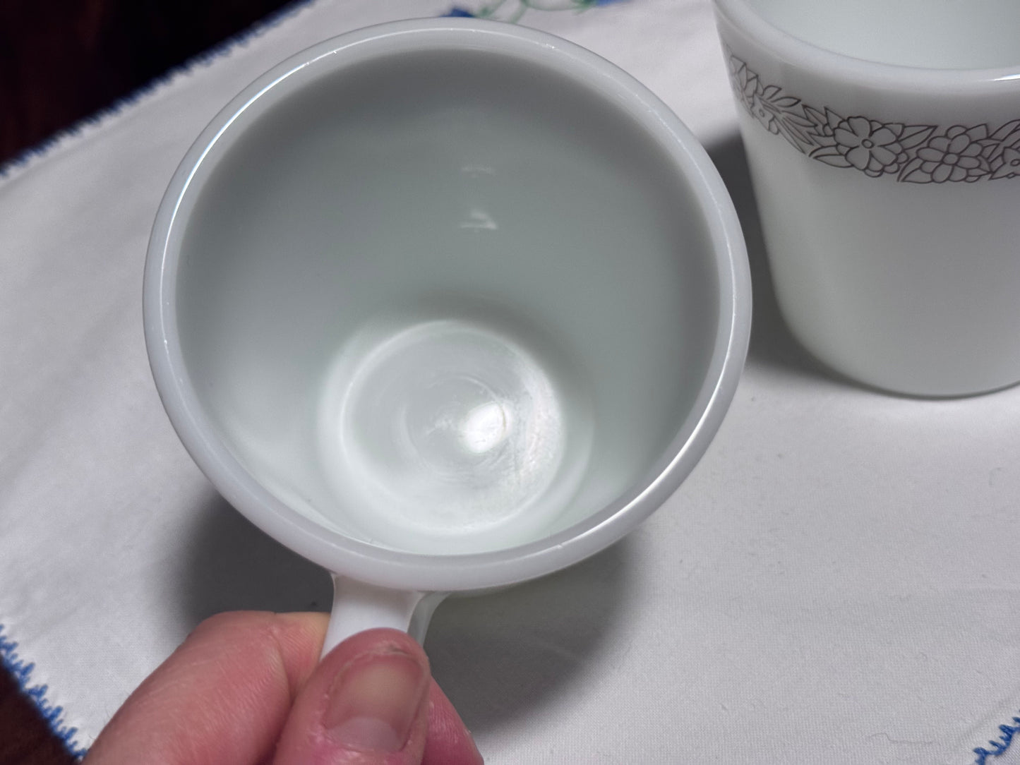 Pyrex Woodland Mugs