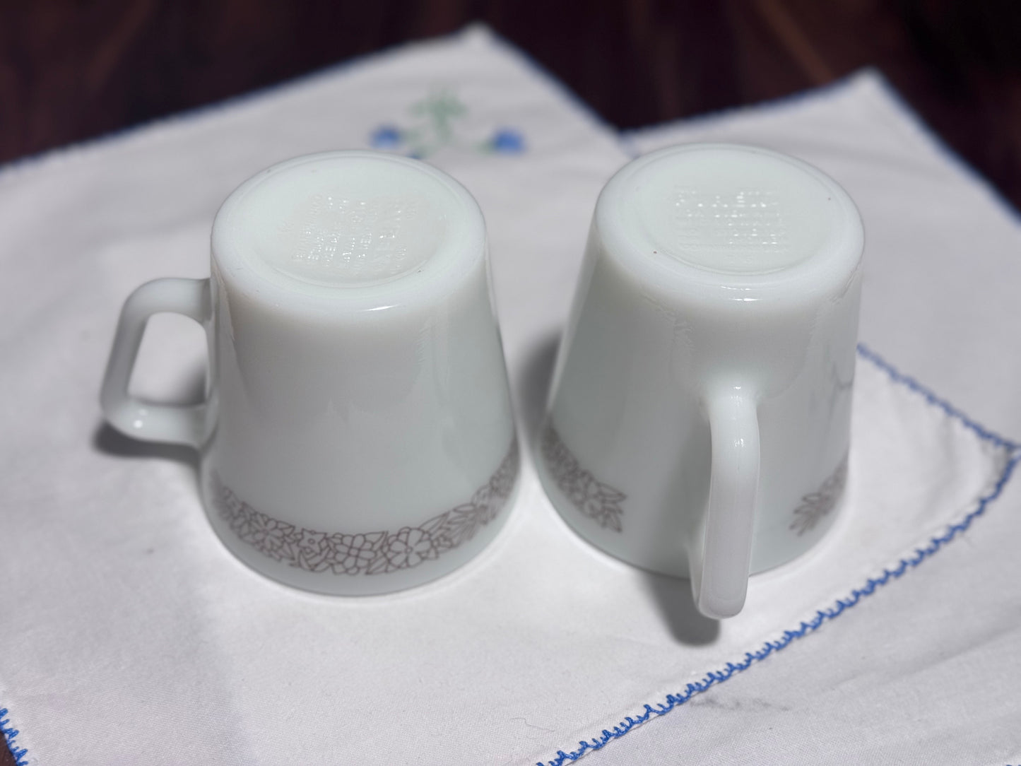 Pyrex Woodland Mugs