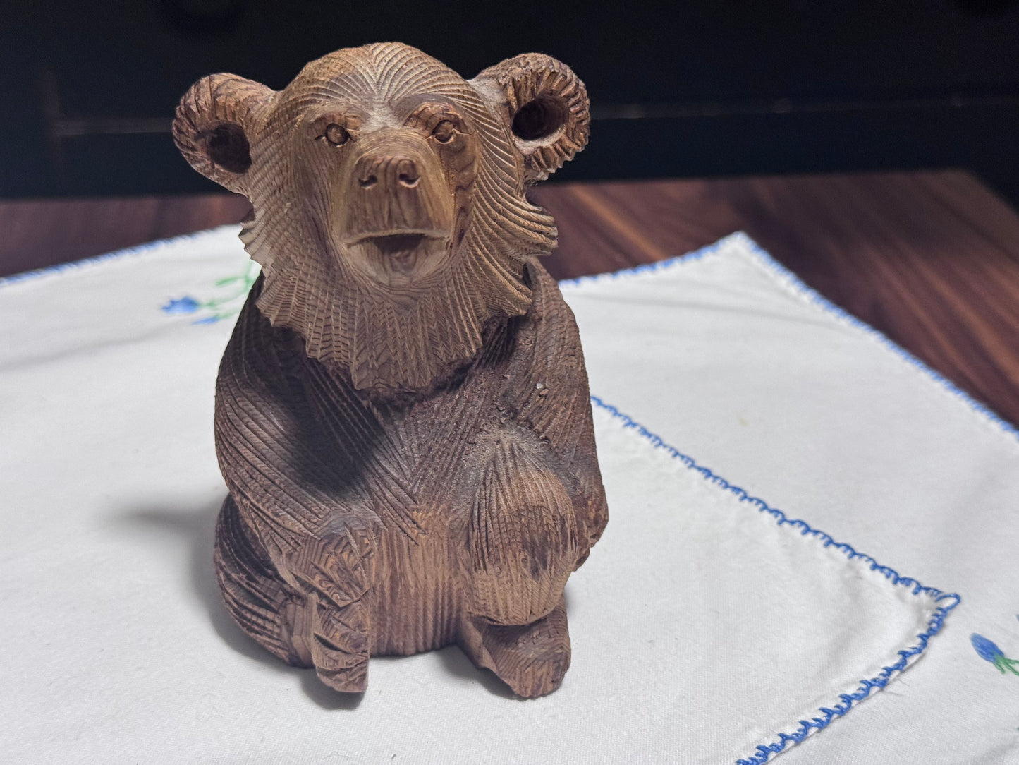 Hand Carved Kadian Crafts LTD Bear