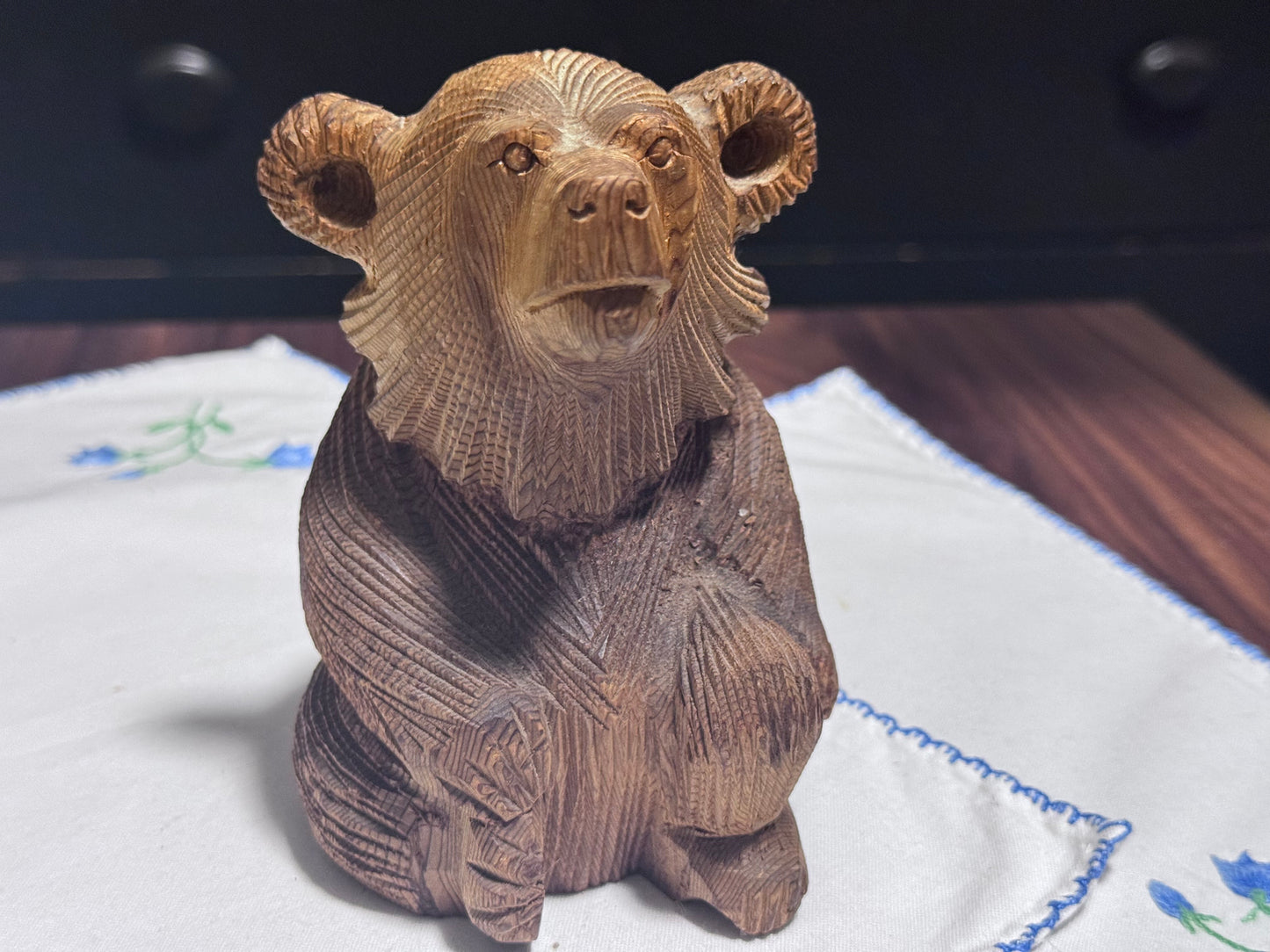 Hand Carved Kadian Crafts LTD Bear