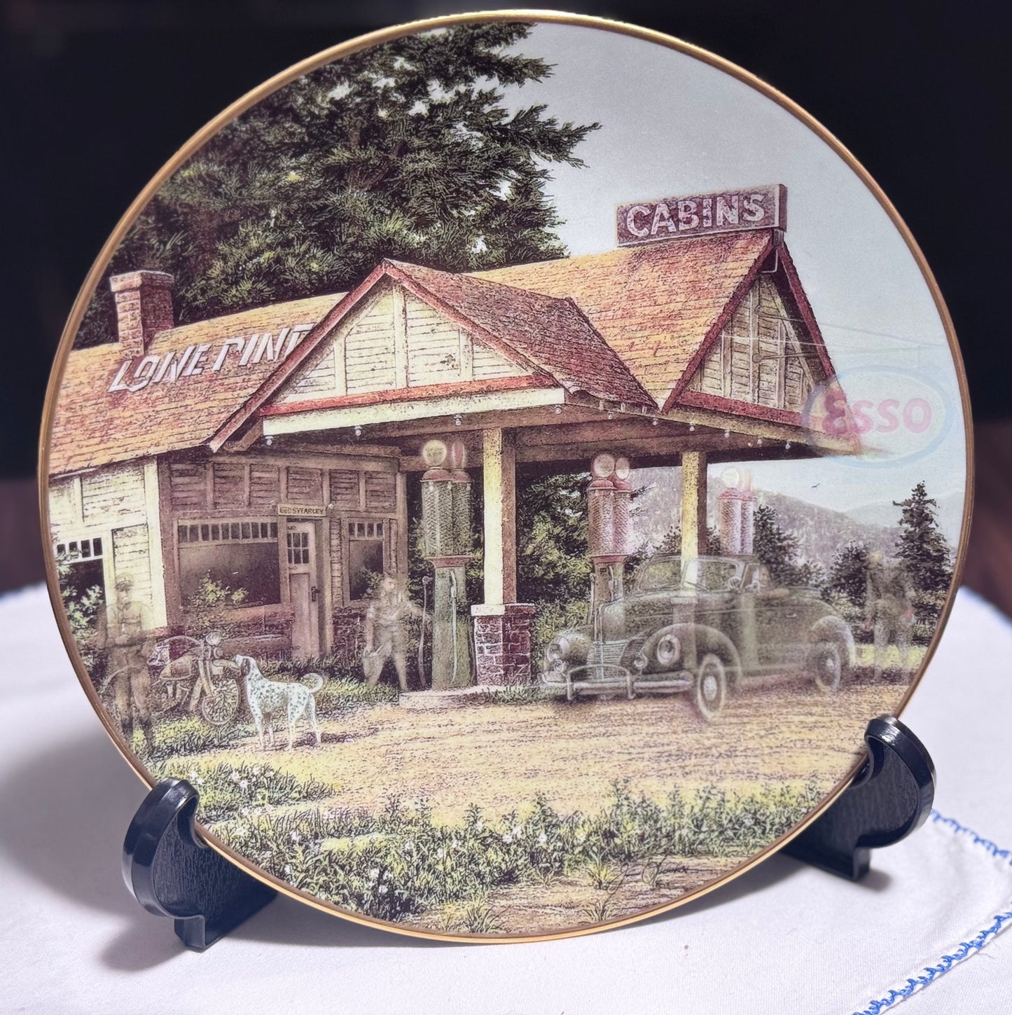 James Lumbers 'Lone Pine' Collectors Plate