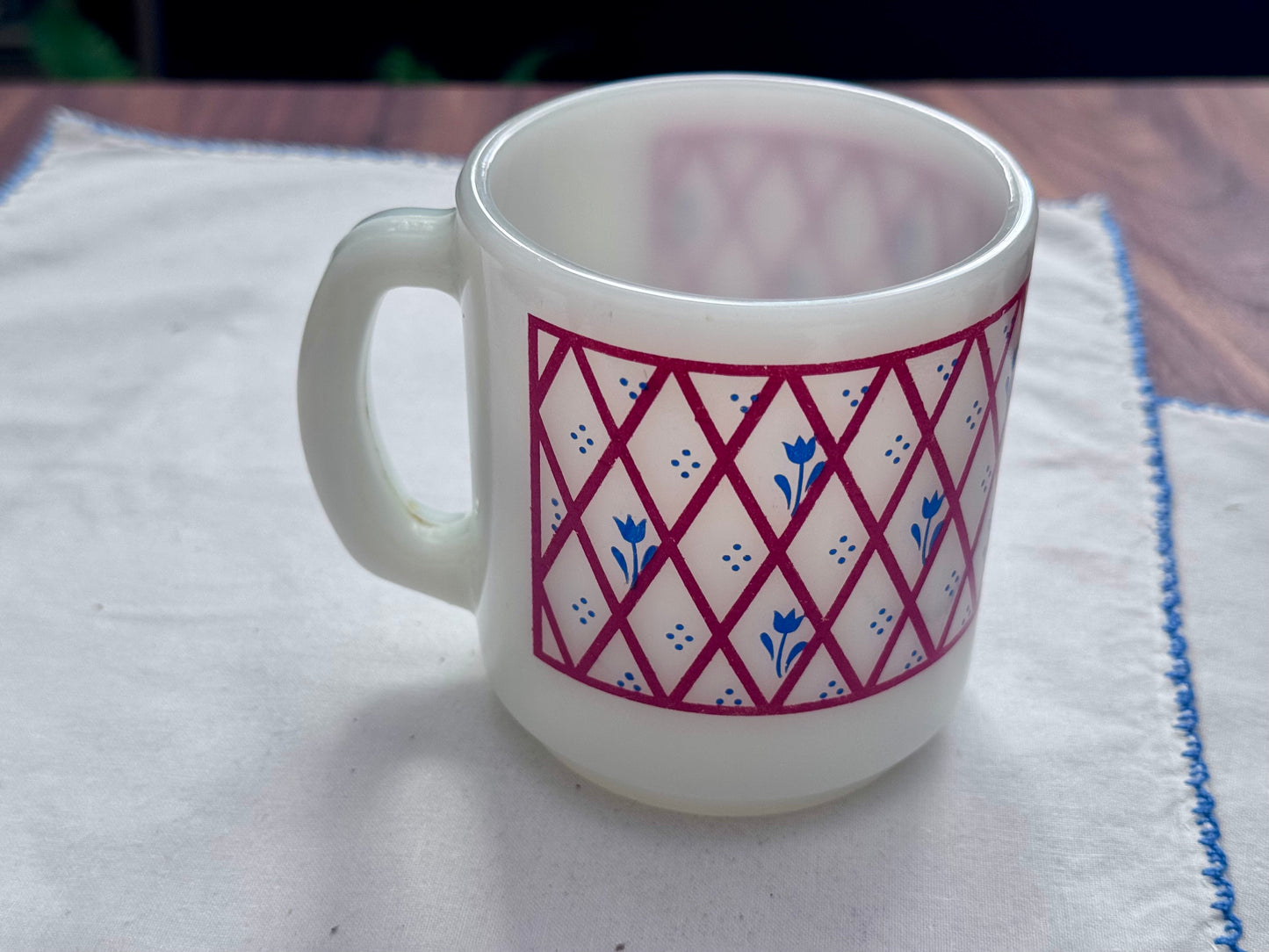 Thermocrisa Floral Diamond Mugs