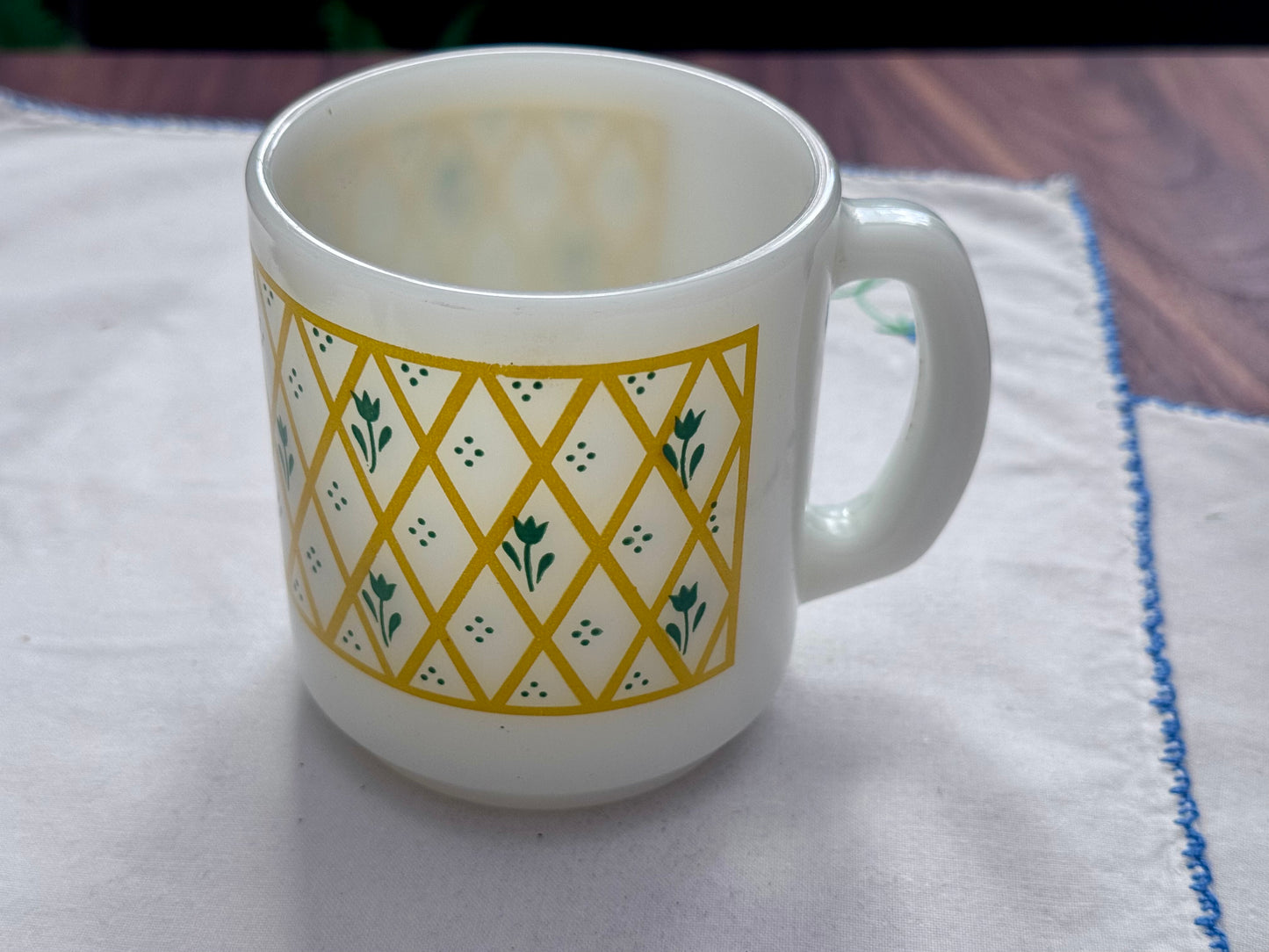 Thermocrisa Floral Diamond Mugs