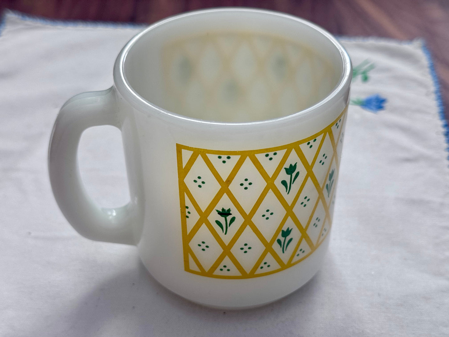 Thermocrisa Floral Diamond Mugs