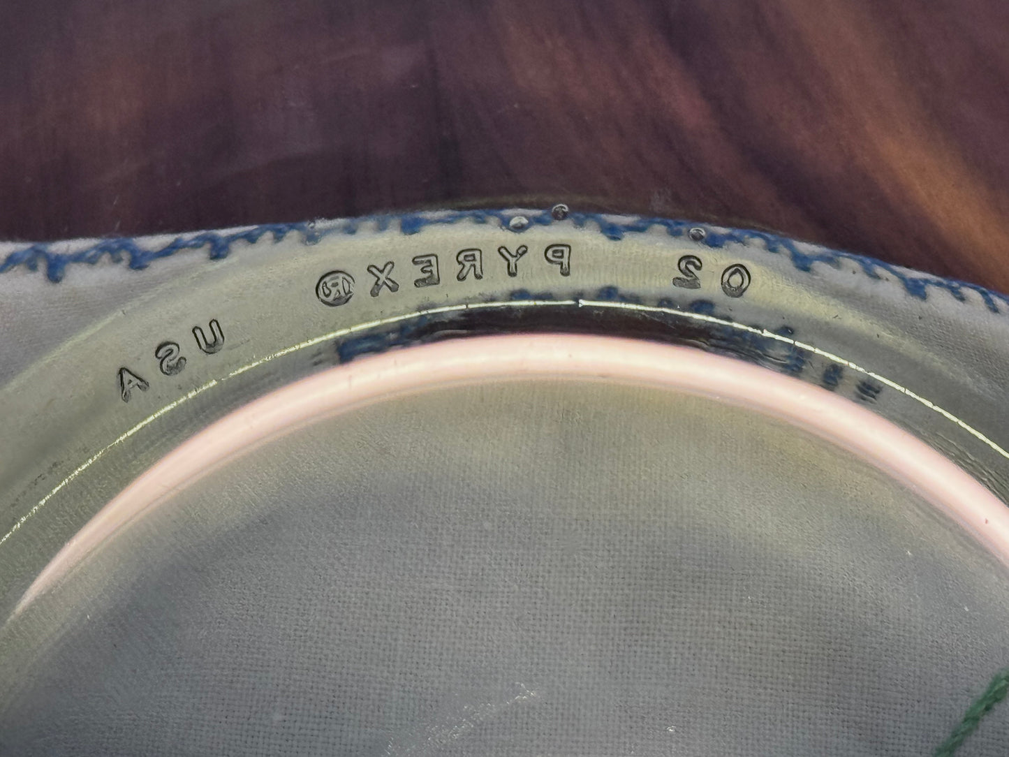 Green Glass Pyrex Bowls