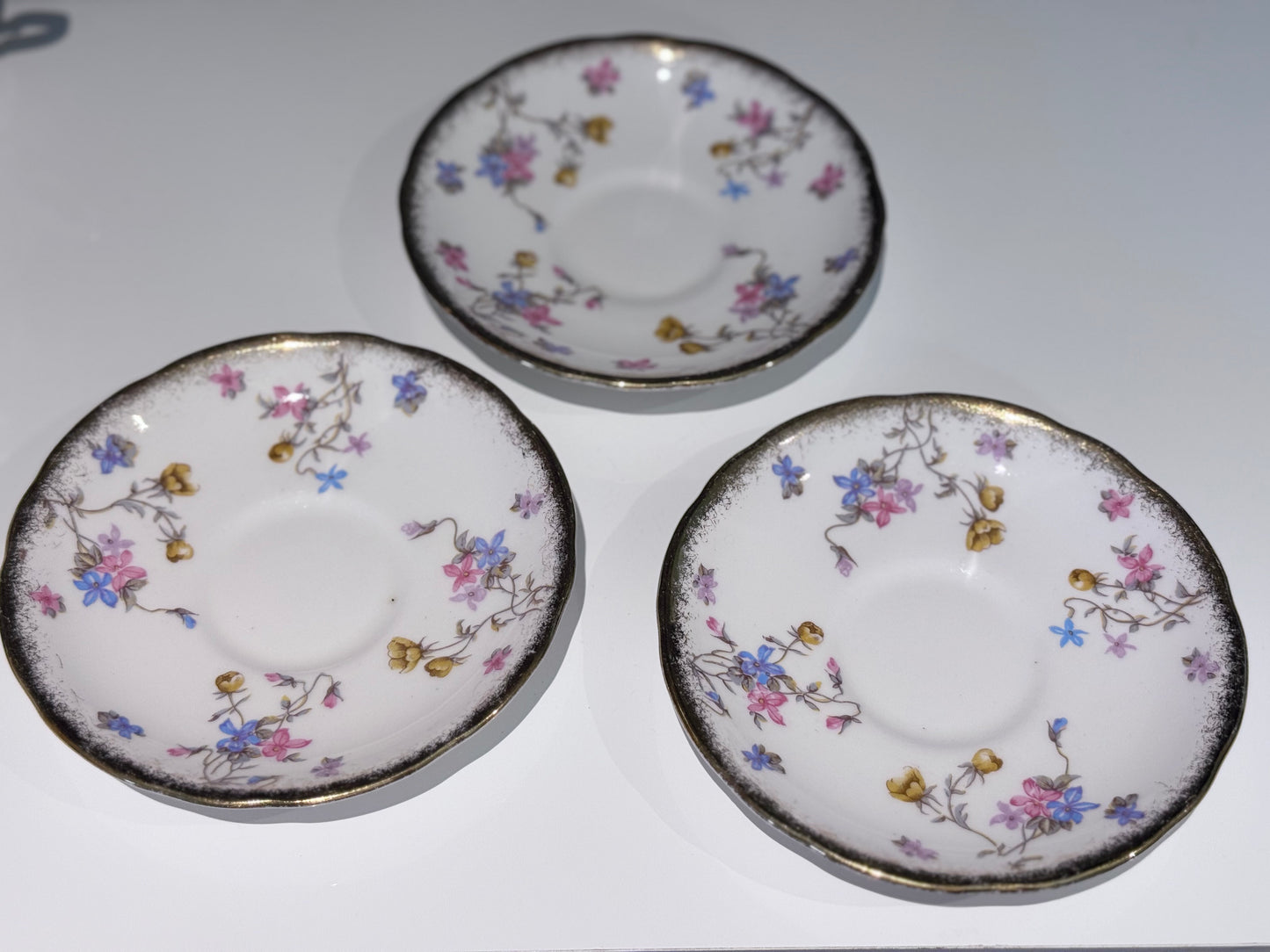 Royal Stafford 'Violets Pompadour' Fine Bone China Tea Cup and Saucer