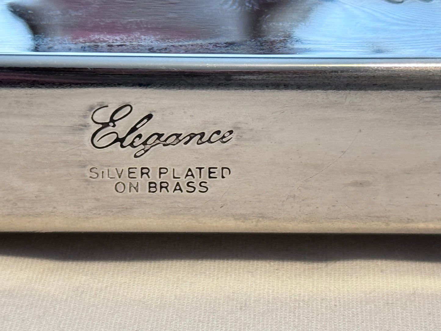 Elegance Silver Plated on Brass Rose Napkin Holder