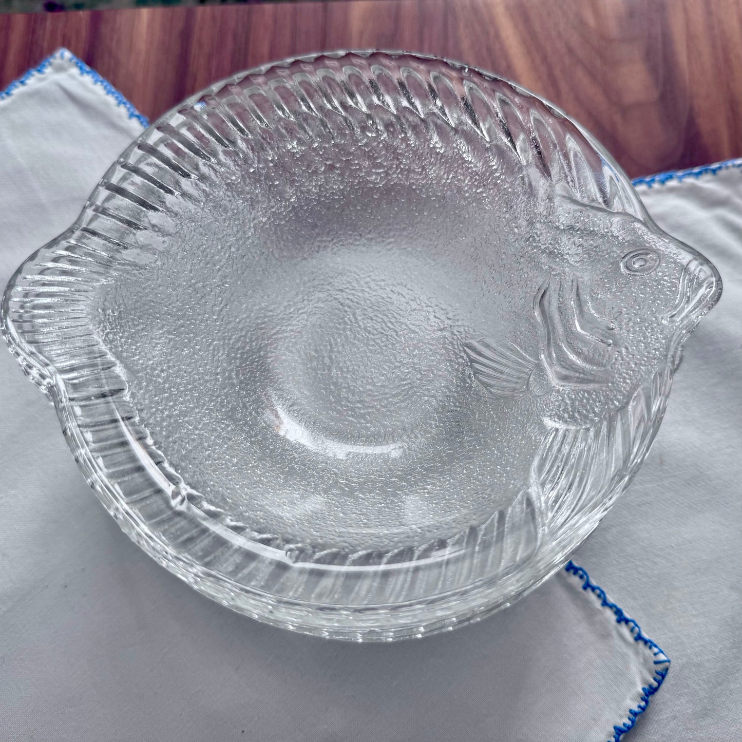 Textured Glass Fish Bowls