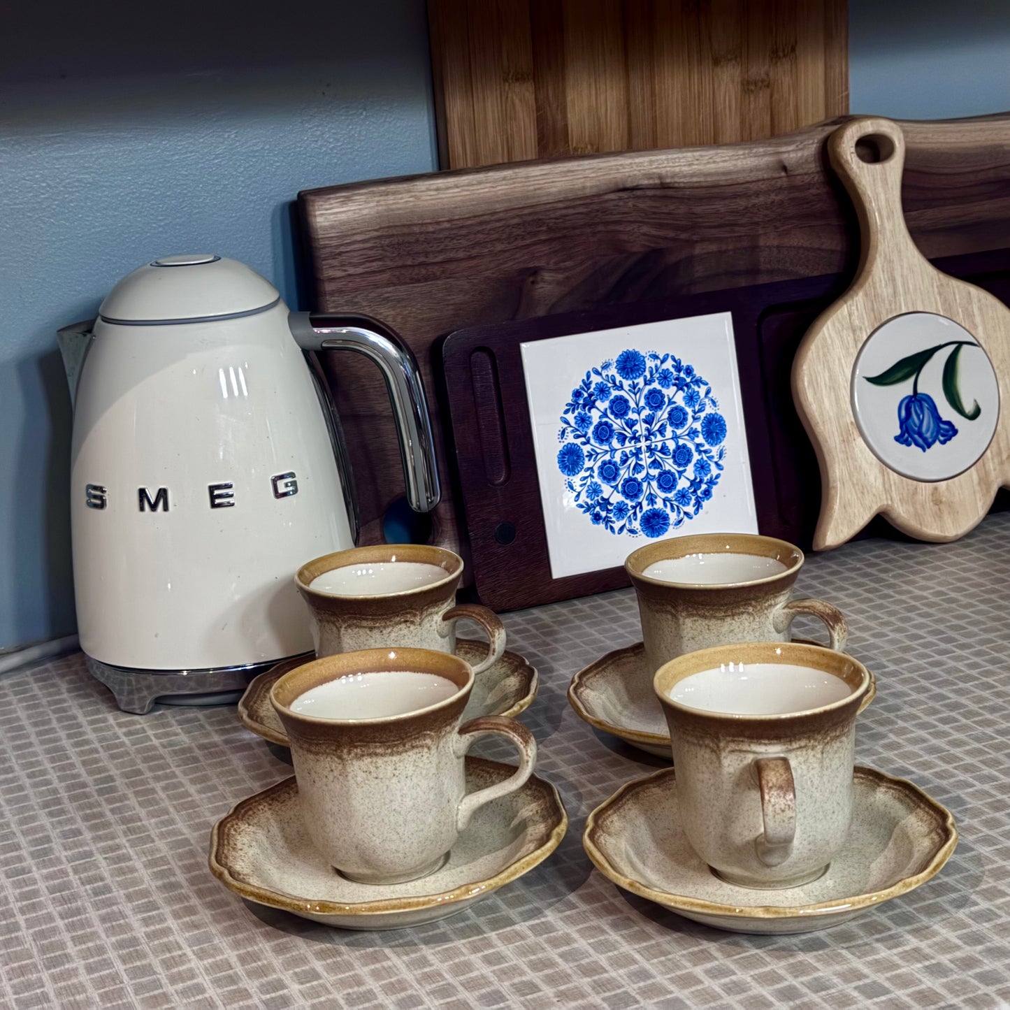 Mikasa 'Whole Wheat' Cup and Saucer Set
