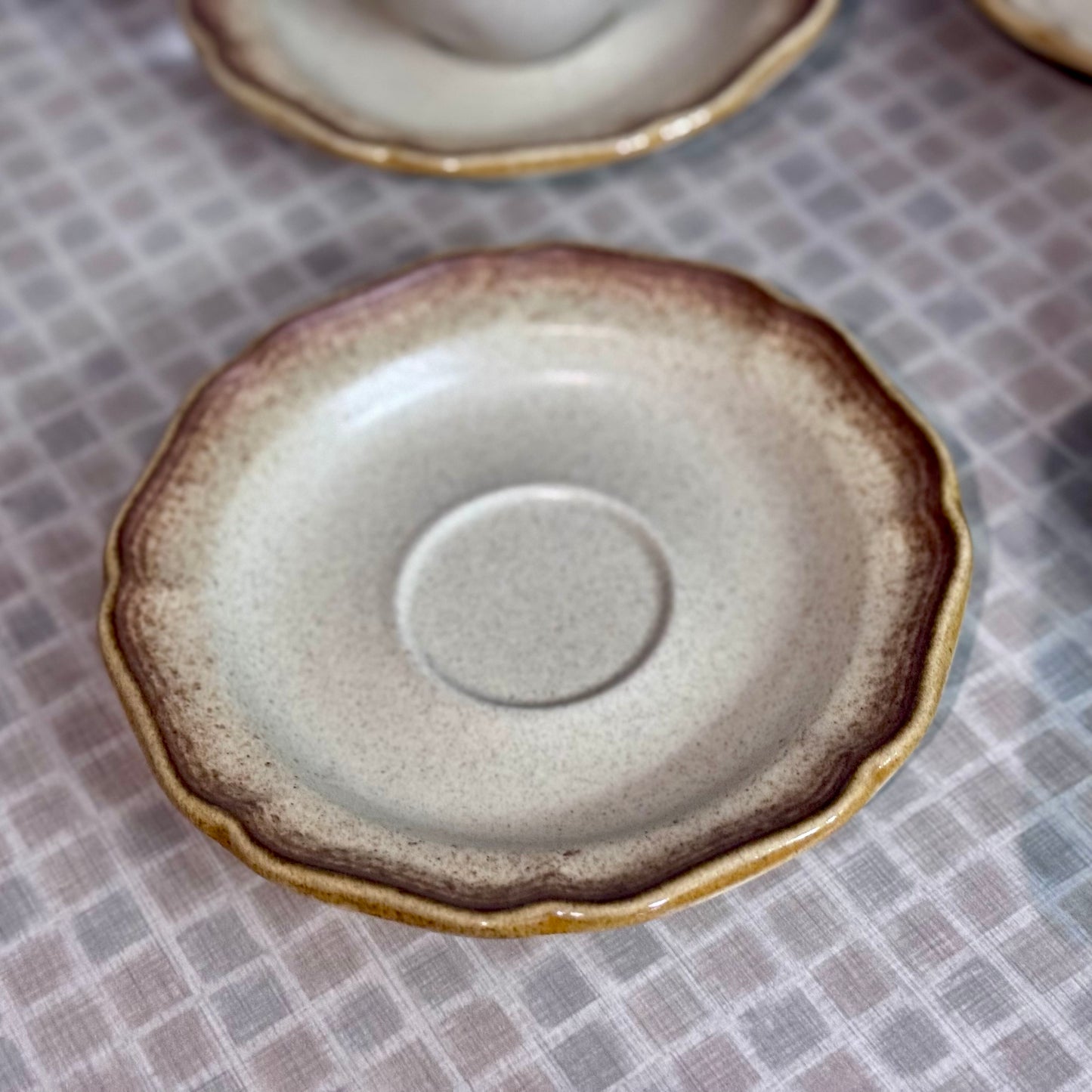 Mikasa 'Whole Wheat' Cup and Saucer Set