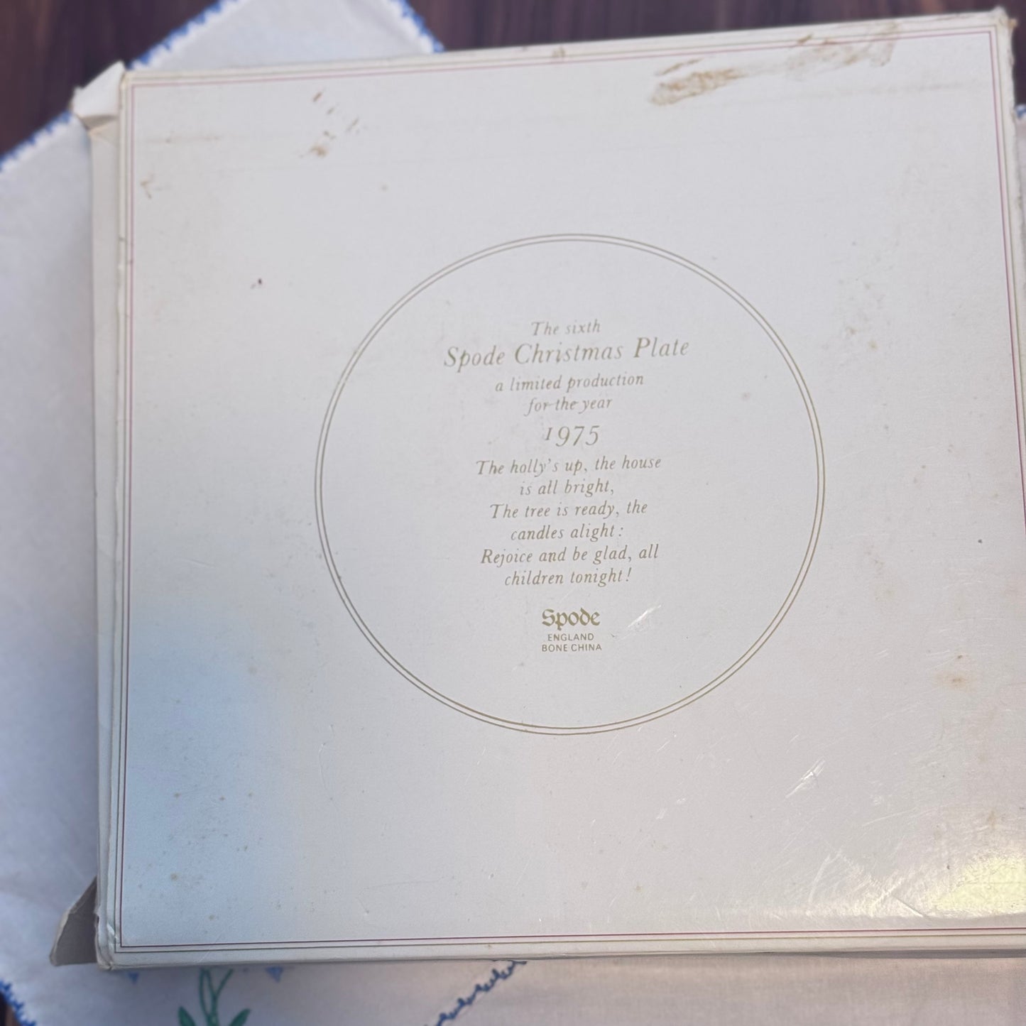 The Spode Christmas Plate