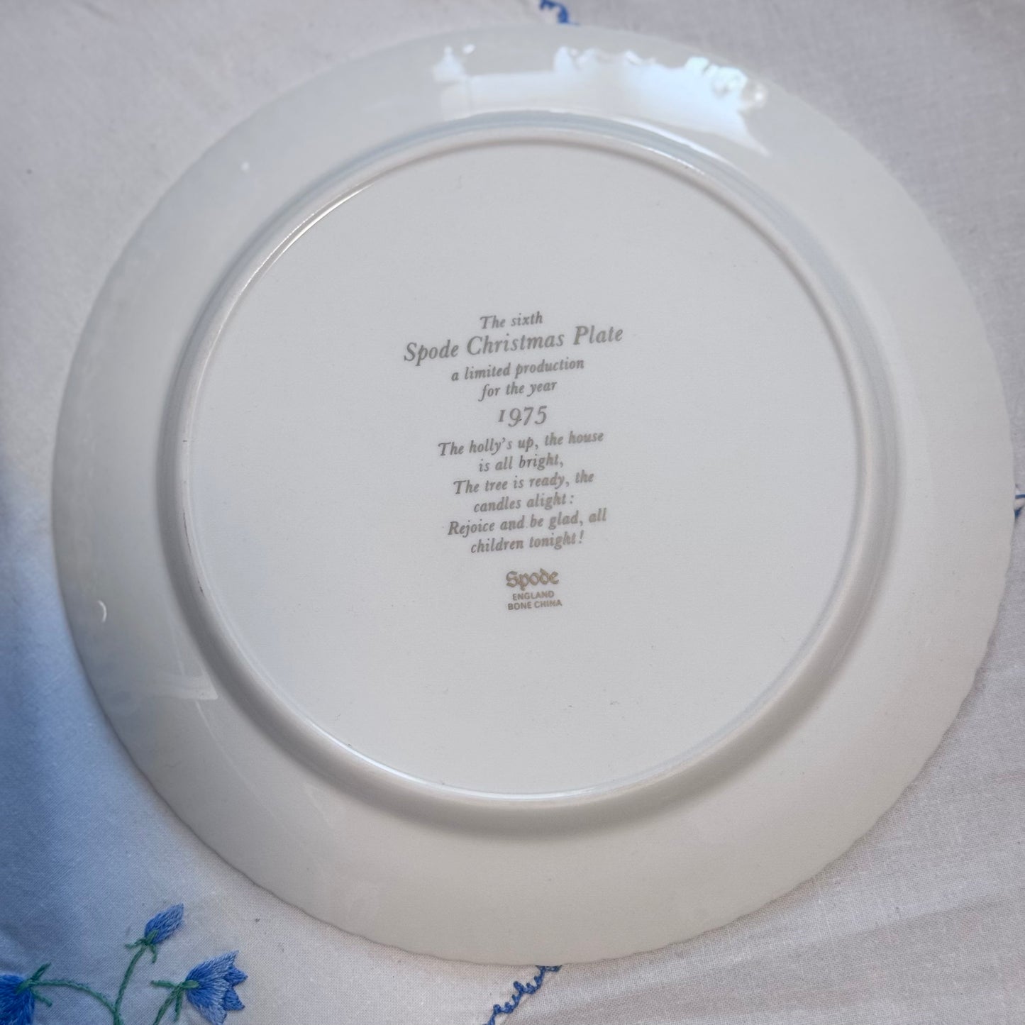 The Spode Christmas Plate