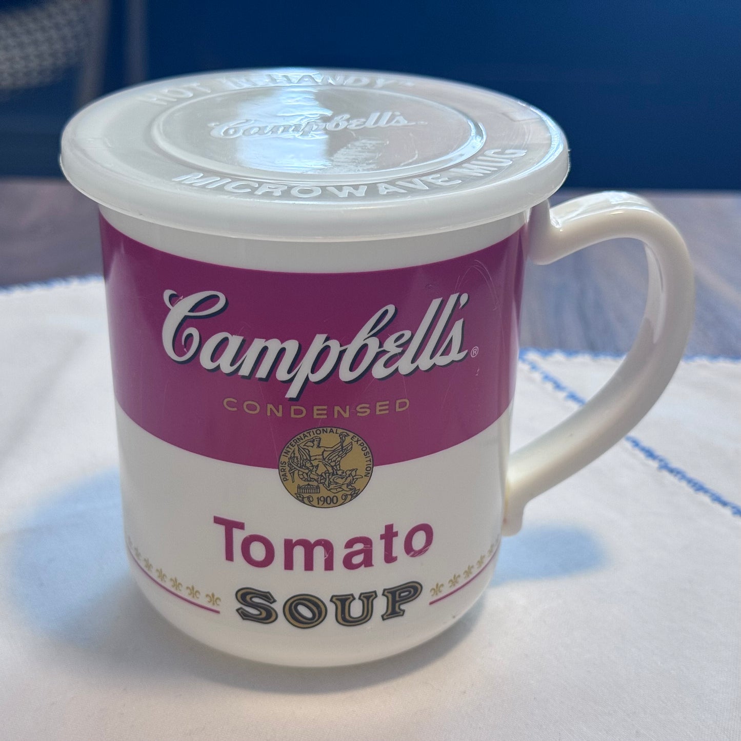Campbell's Microwavable Plastic Soup Cup with Lid