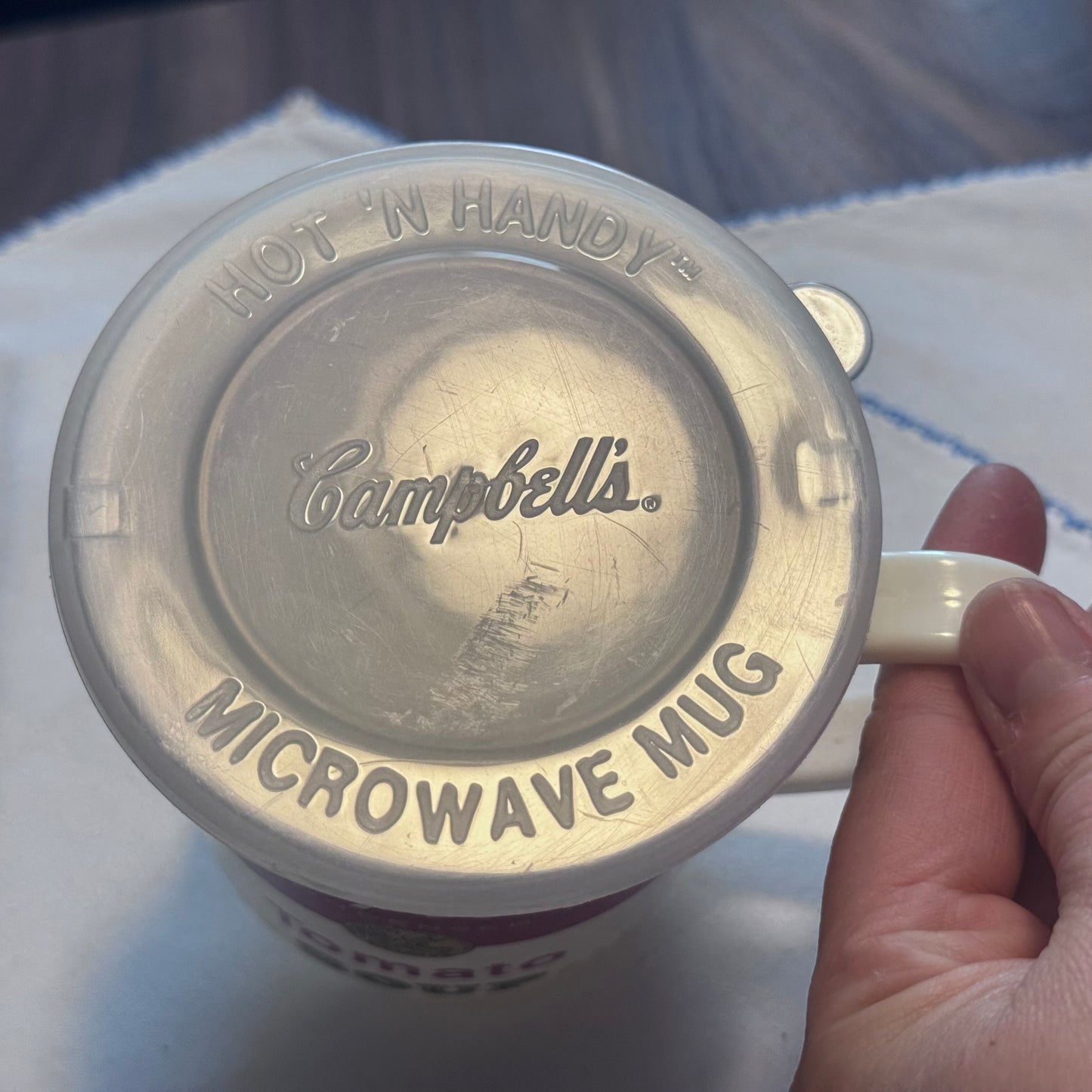 Campbell's Microwavable Plastic Soup Cup with Lid