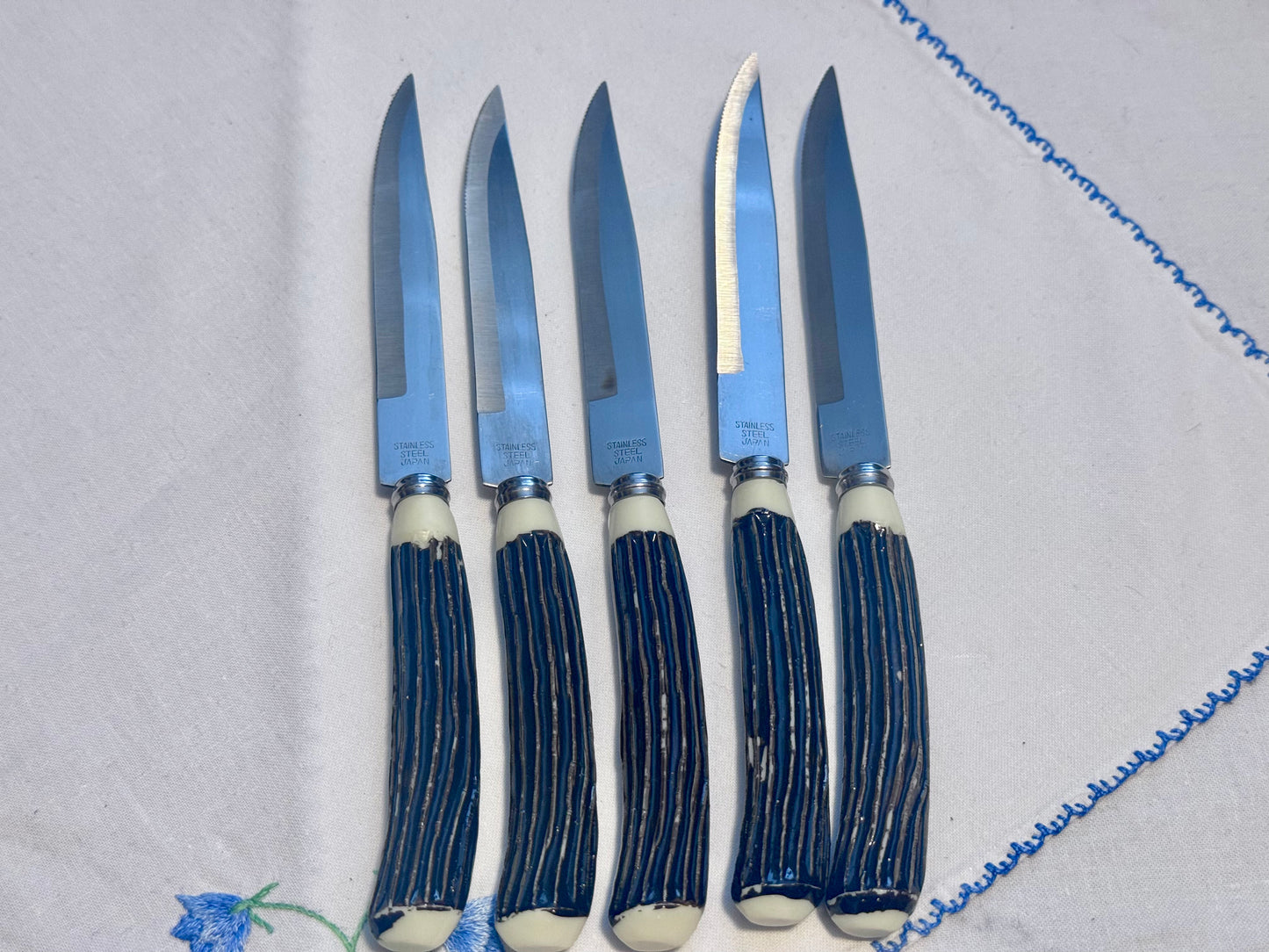 Stainless Steel Faux Bone Dinner/Steak Knife