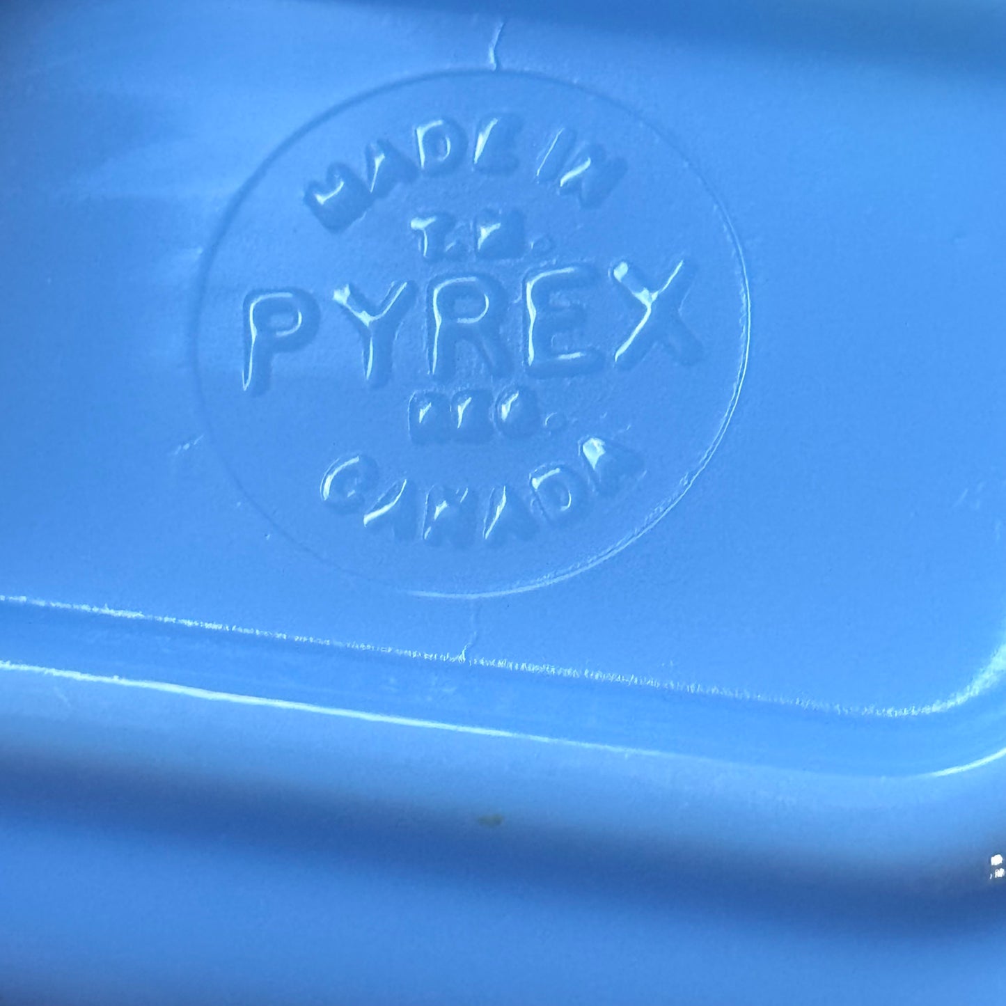 Blue Delphite Fridgie with Clear Lid