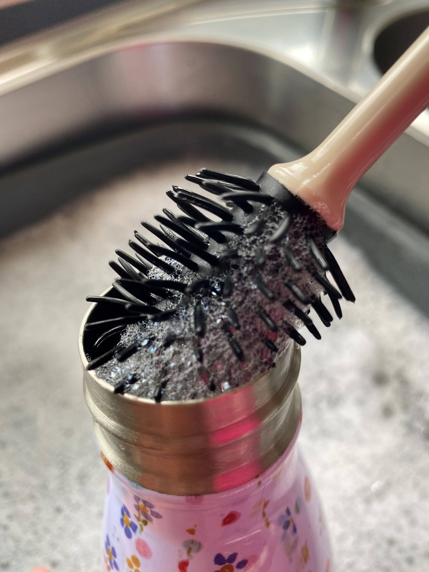 GREENER CLEANER Bottle Brush Cream: Certified GRS Recycled Plastic