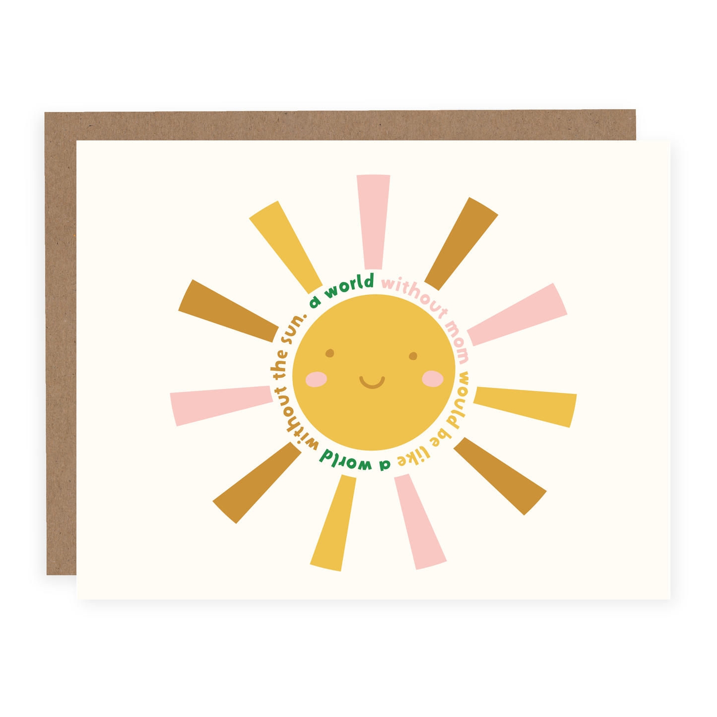 A World Without Mom Card - Cute Mother's Day Card