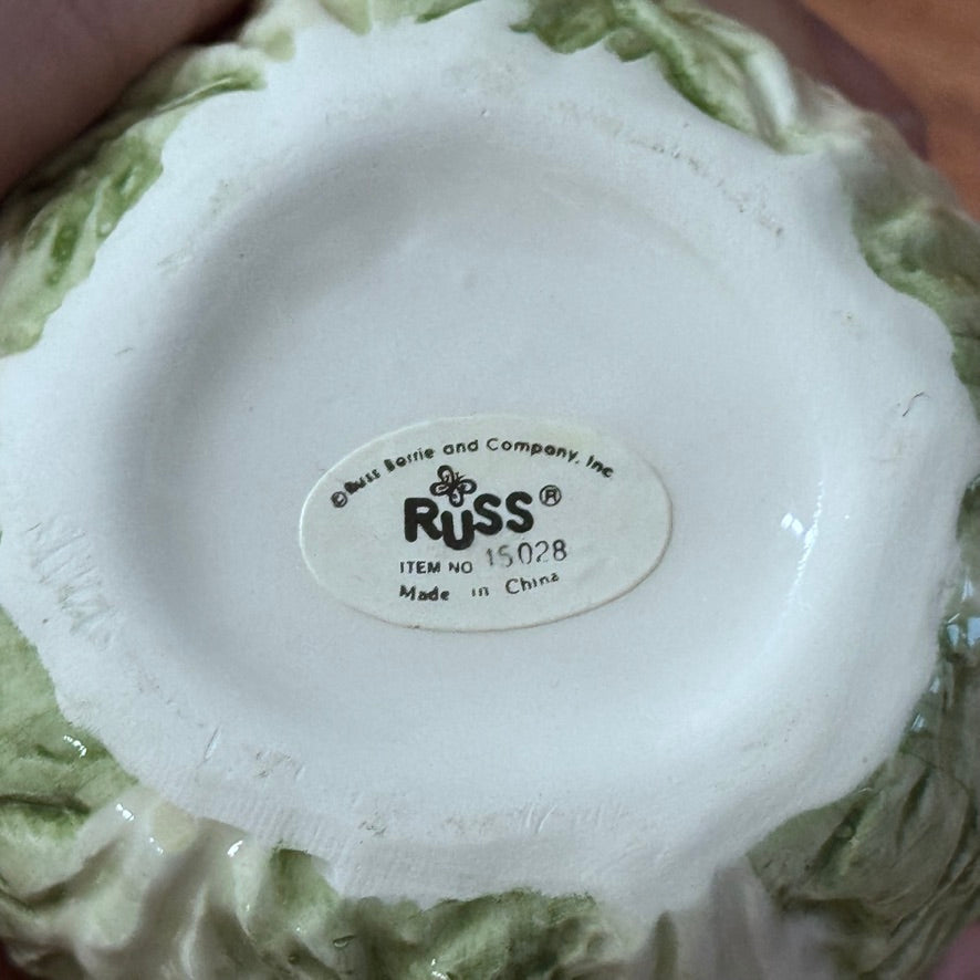 Russ Item No 15028 Miniture Cabbage Teapot