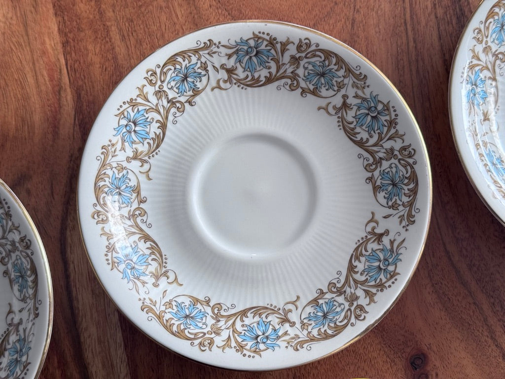 Royal Standard Bone China Saucers & Sugar Dish