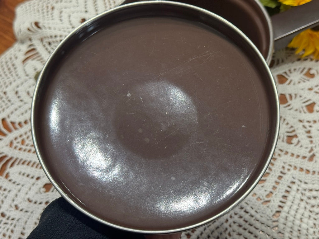Vintage Floral Enamel Pot Set