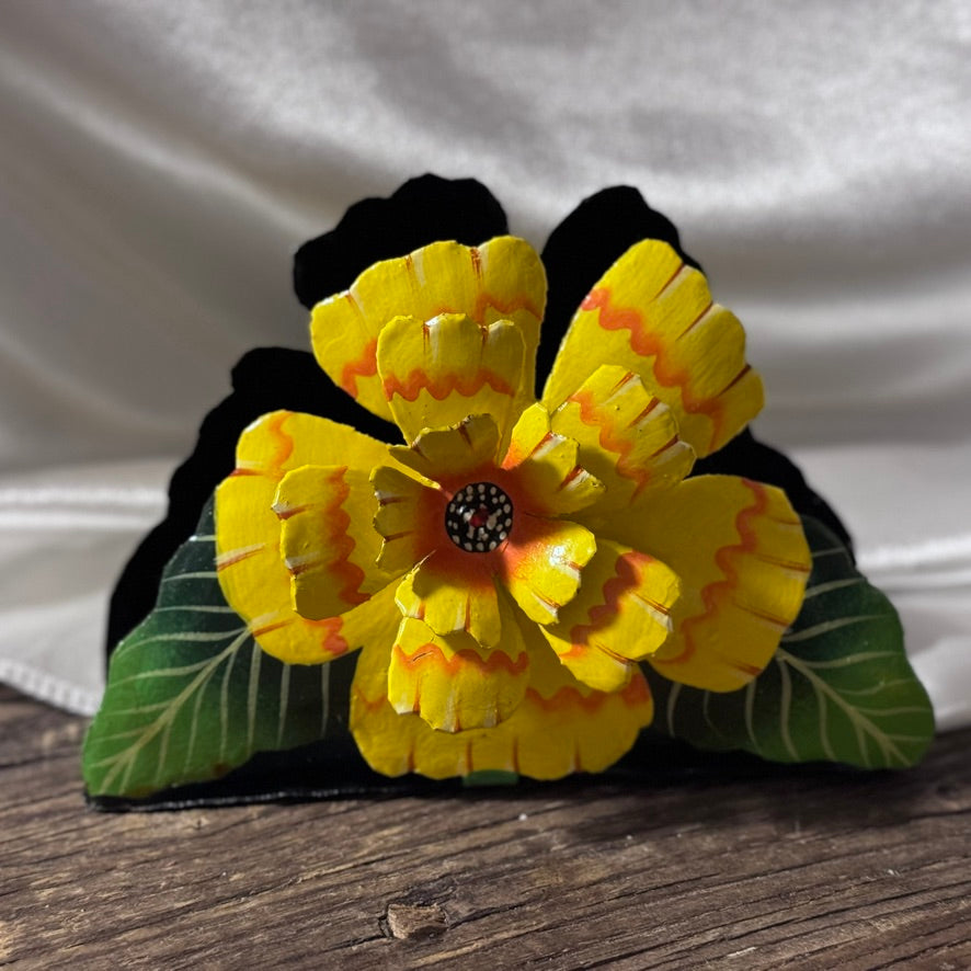 Metal Floral 3D Napkin Holder