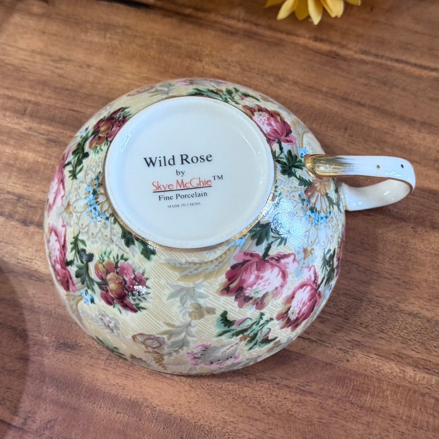 Skye McGhie 'Wild Rose' Tea For One Set