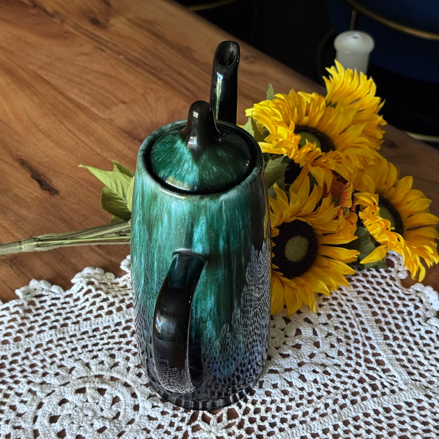 Slender Blue Mountain Pottery Teapot