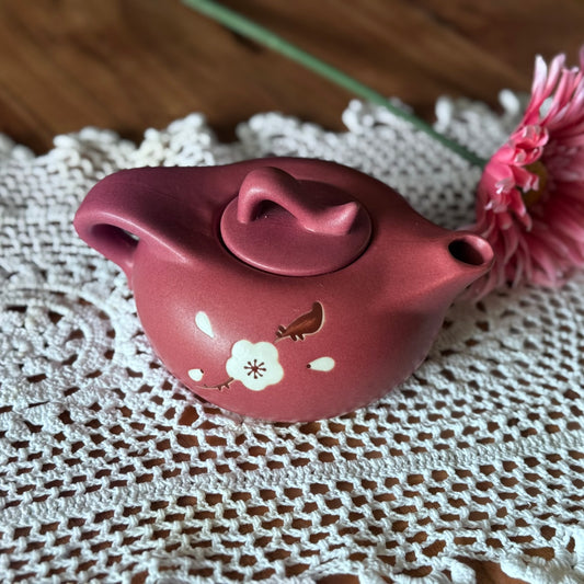 Pink/Purple Japanese Clay Teapot
