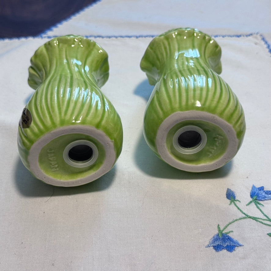 Vintage Celery Stalk Salt & Pepper Shaker Set