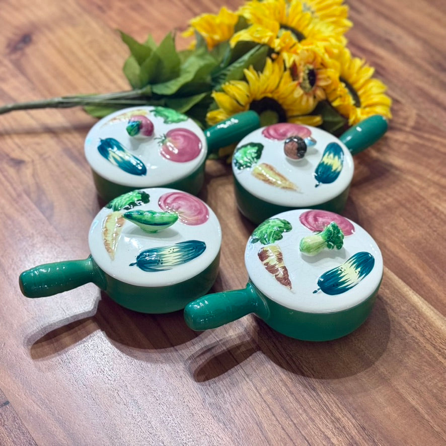 Japanese Soup/Chili Lidded Bowls