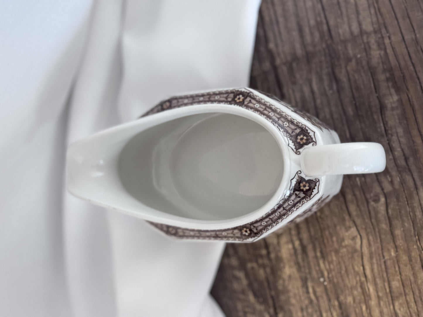 Ridgway England Gravy Boat & Plate
