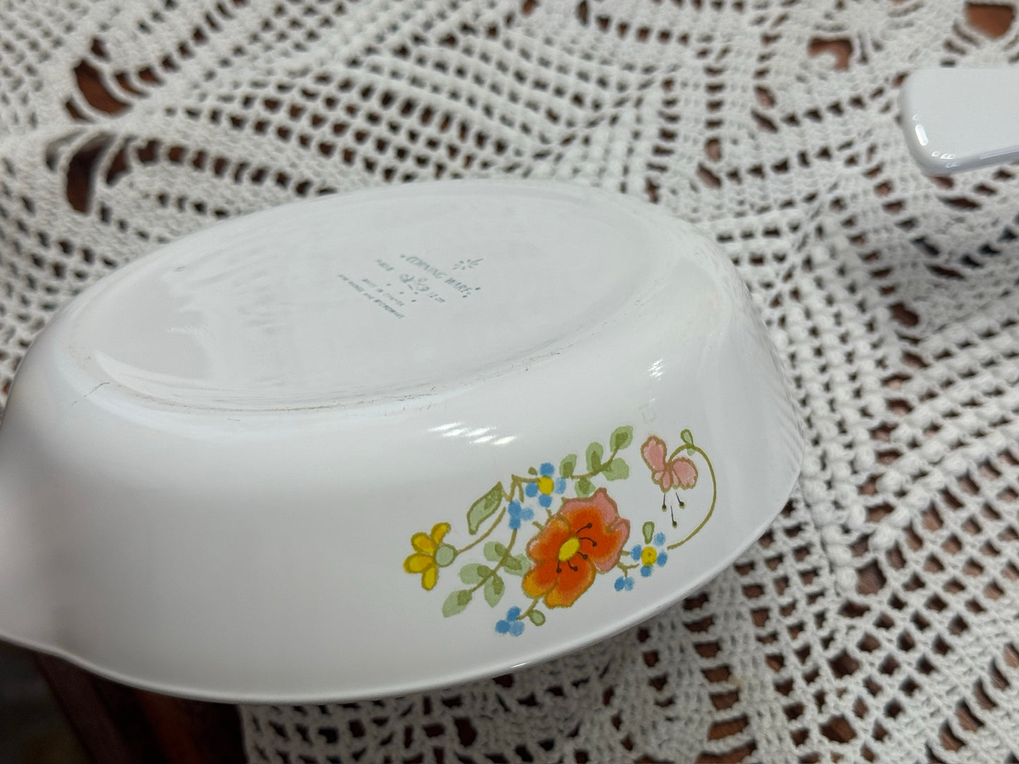 Corning Ware 'Wildflower" P-81-B & P-83-B Saucepans