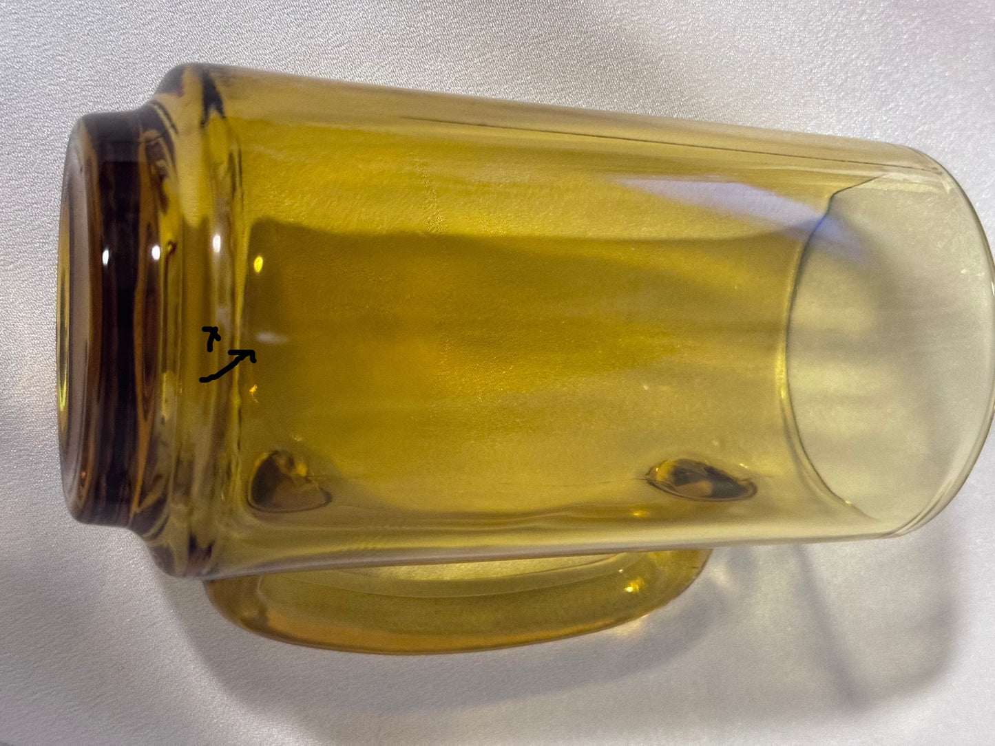 Amber Glass Mugs