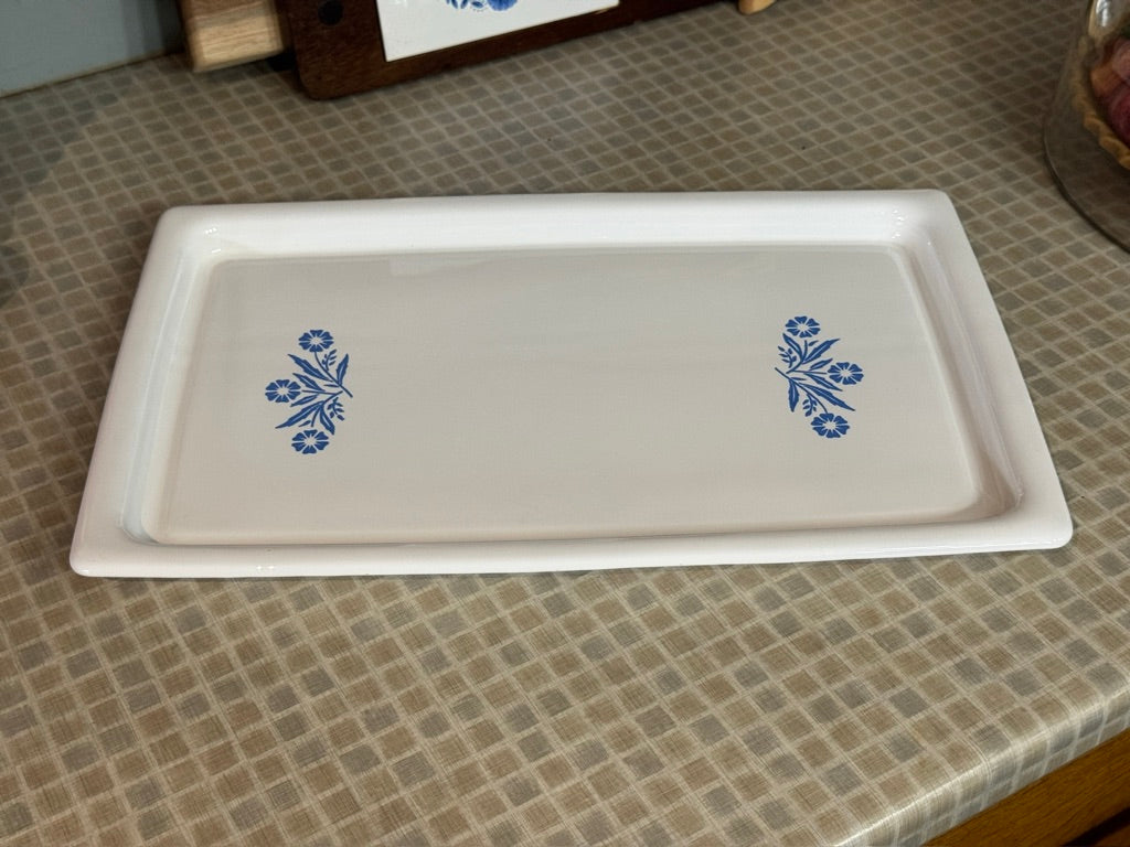 Corning Ware Blue Cornflower Broil Bake Tray