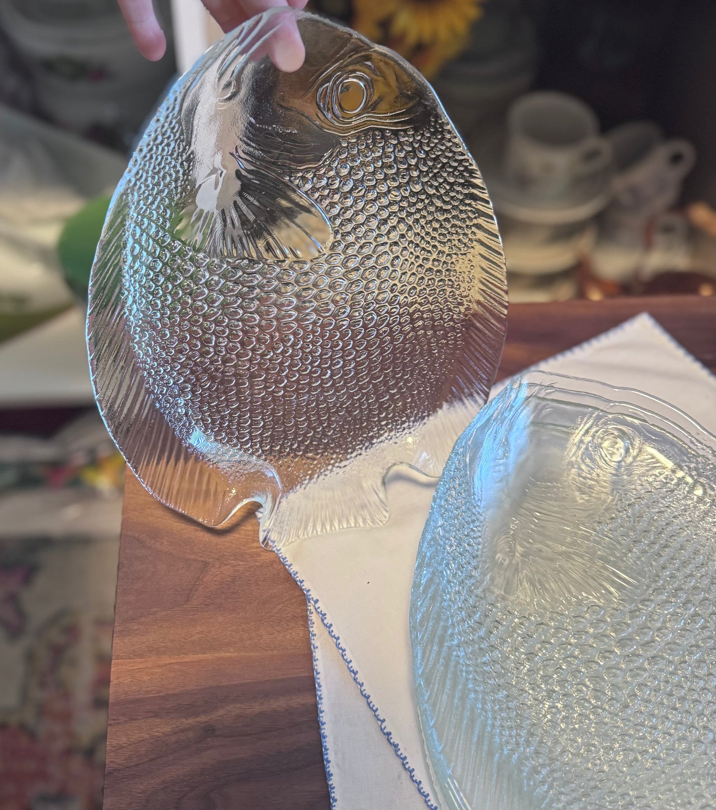 Arcoroc France Fish Plates