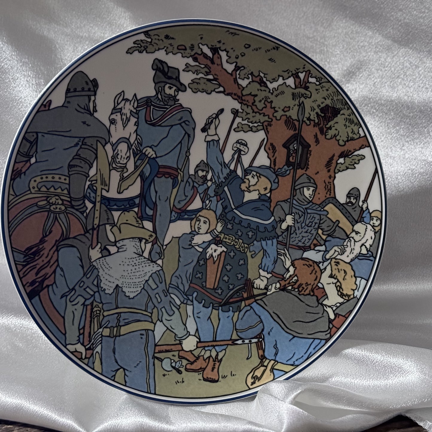 Villeroy & Boch Germany Ceramic Limited Edition Wilhelm Tell Folk Hero Series Wall Plate