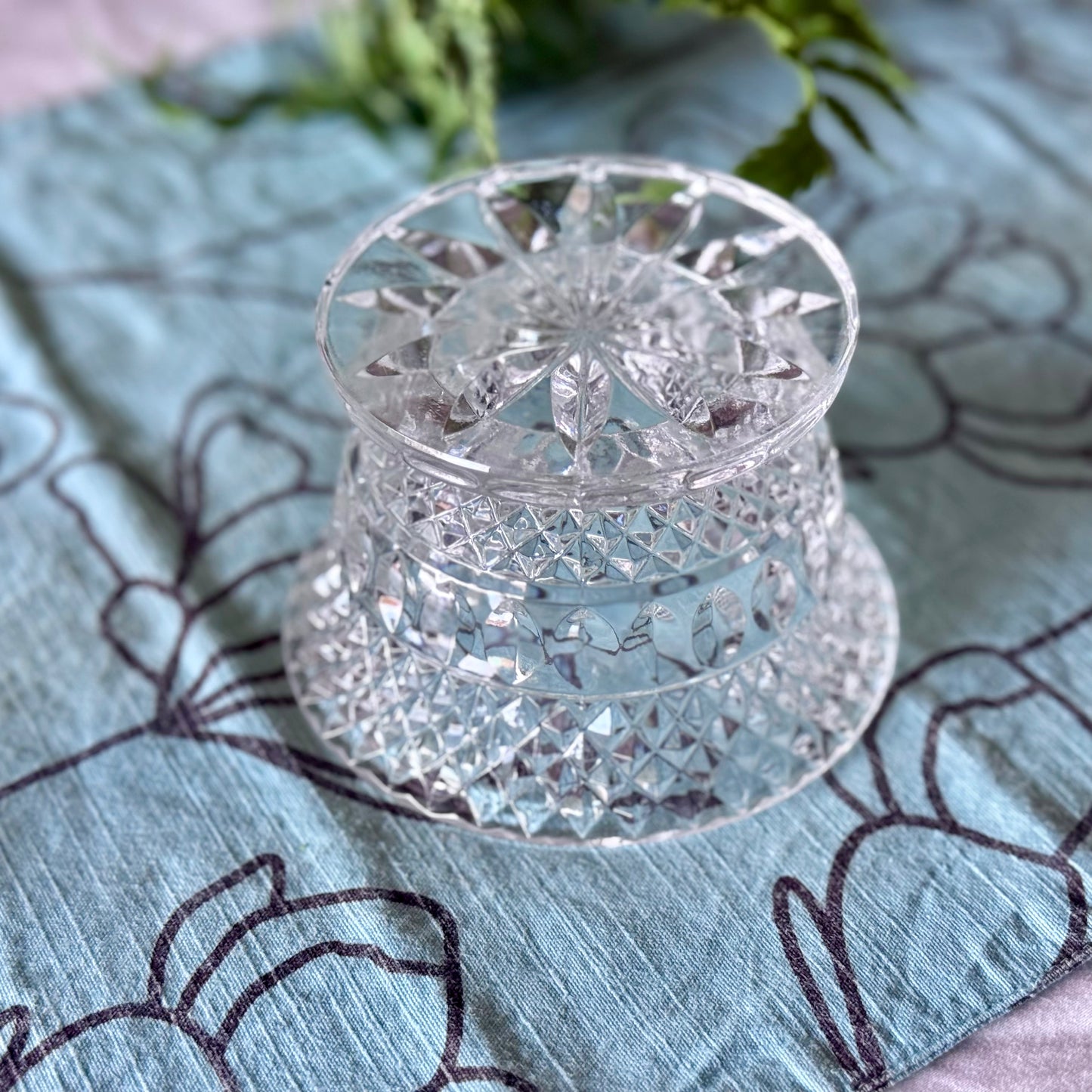 Lead Crystal Candy Dish