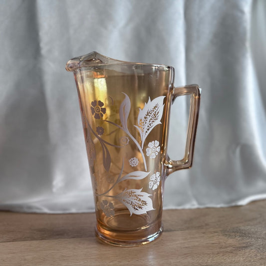 Jeannette Marigold Glass Pitcher