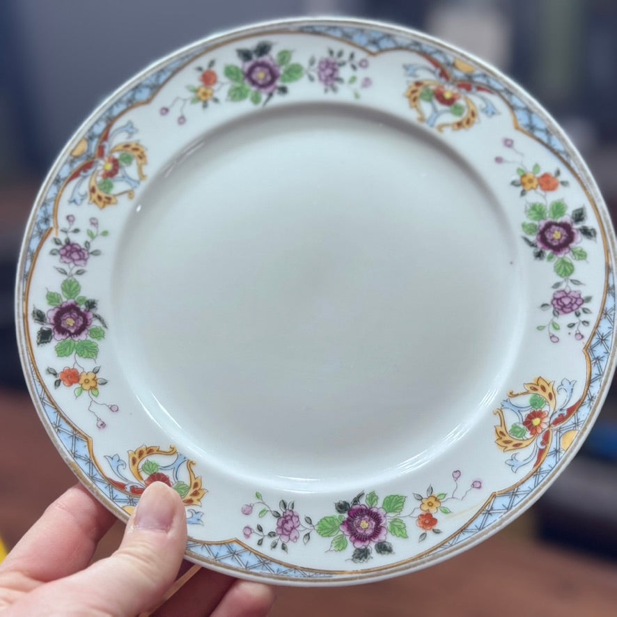 Hand Painted Nippon Lunch Plates