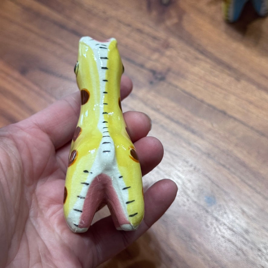 Vintage Stuffed Giraffe Ceramic Napco Made In Japan Shakers