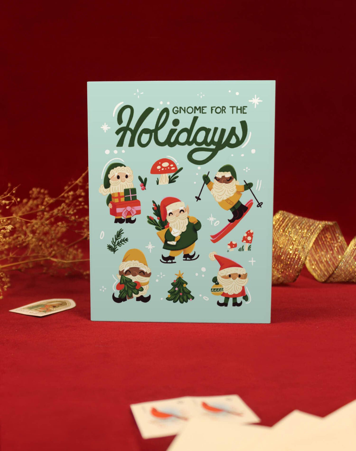 Holiday Gnomes Boxed Set - 6 Greeting Card Set
