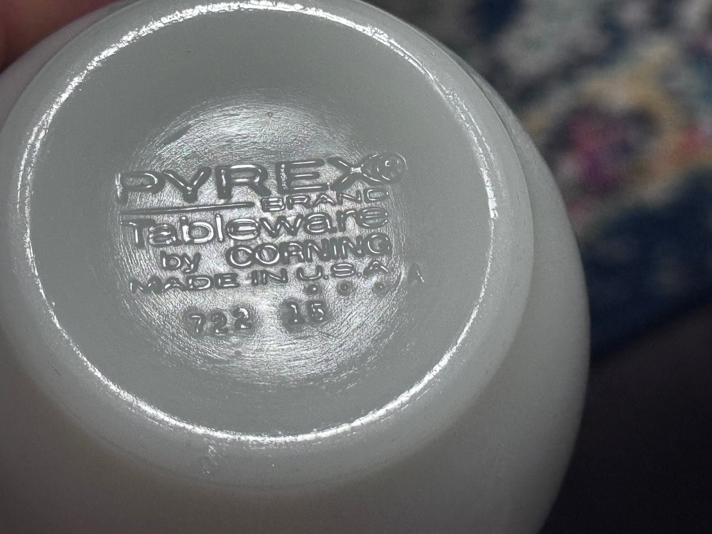 Pyrex 'Crazy Daisy Spring Blossom' Creamer