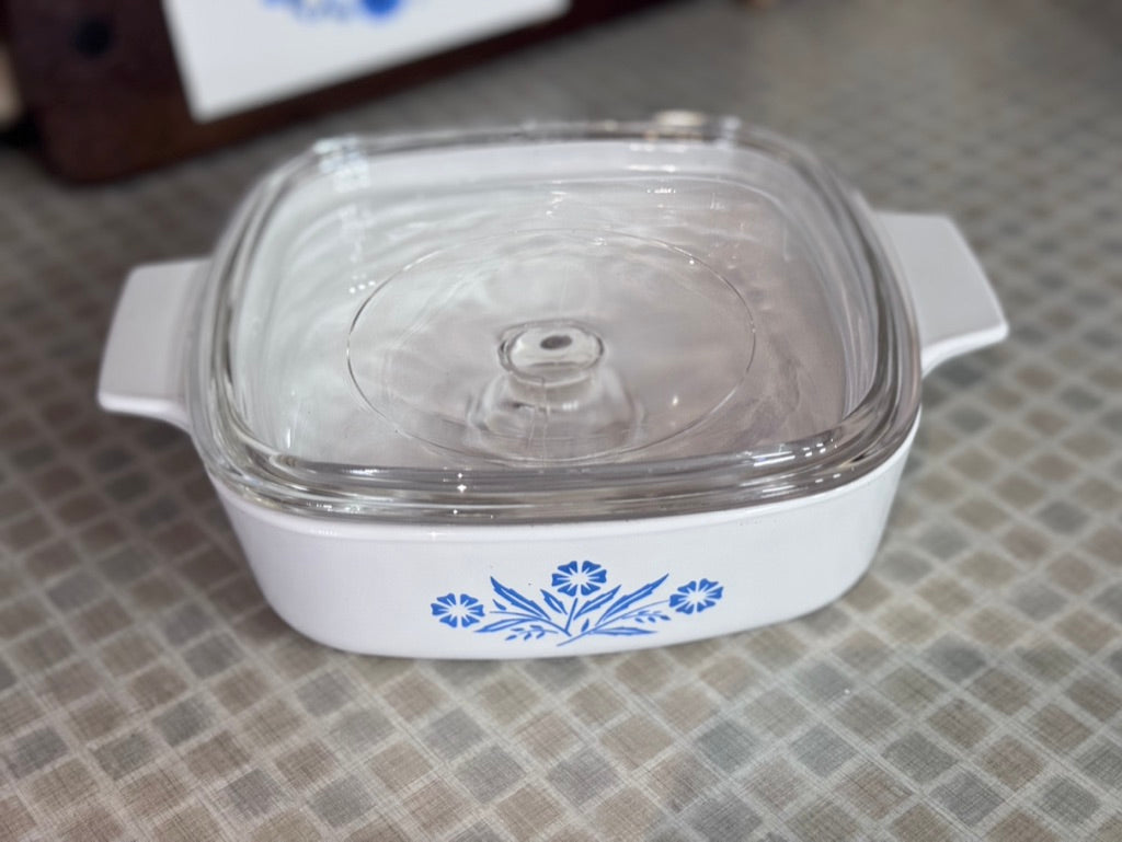 Corning Ware Blue Cornflower A-1-B 1 Liter Casserole Dish