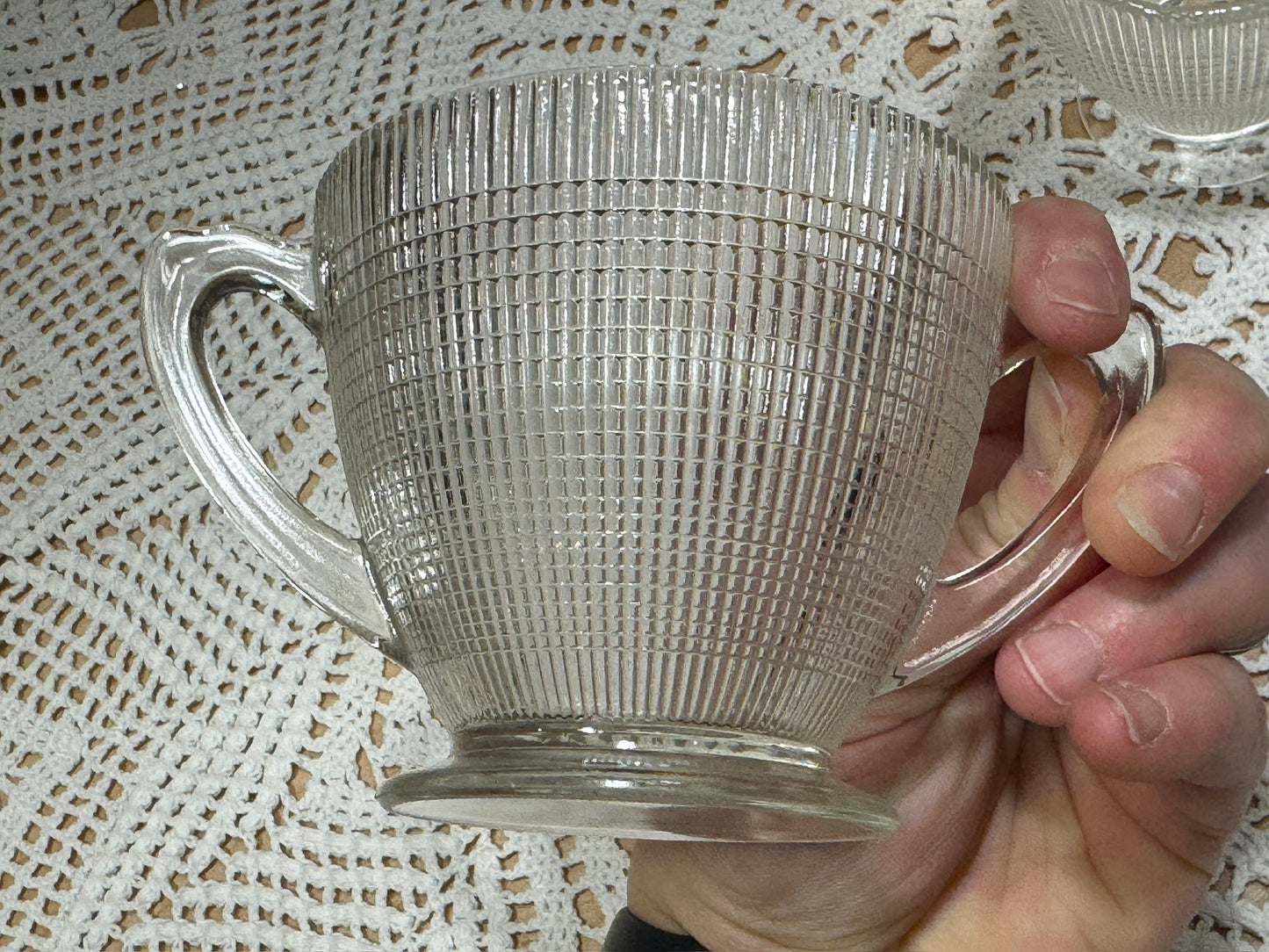 Dominion Glass 'Saguenay' Cream & Sugar Set