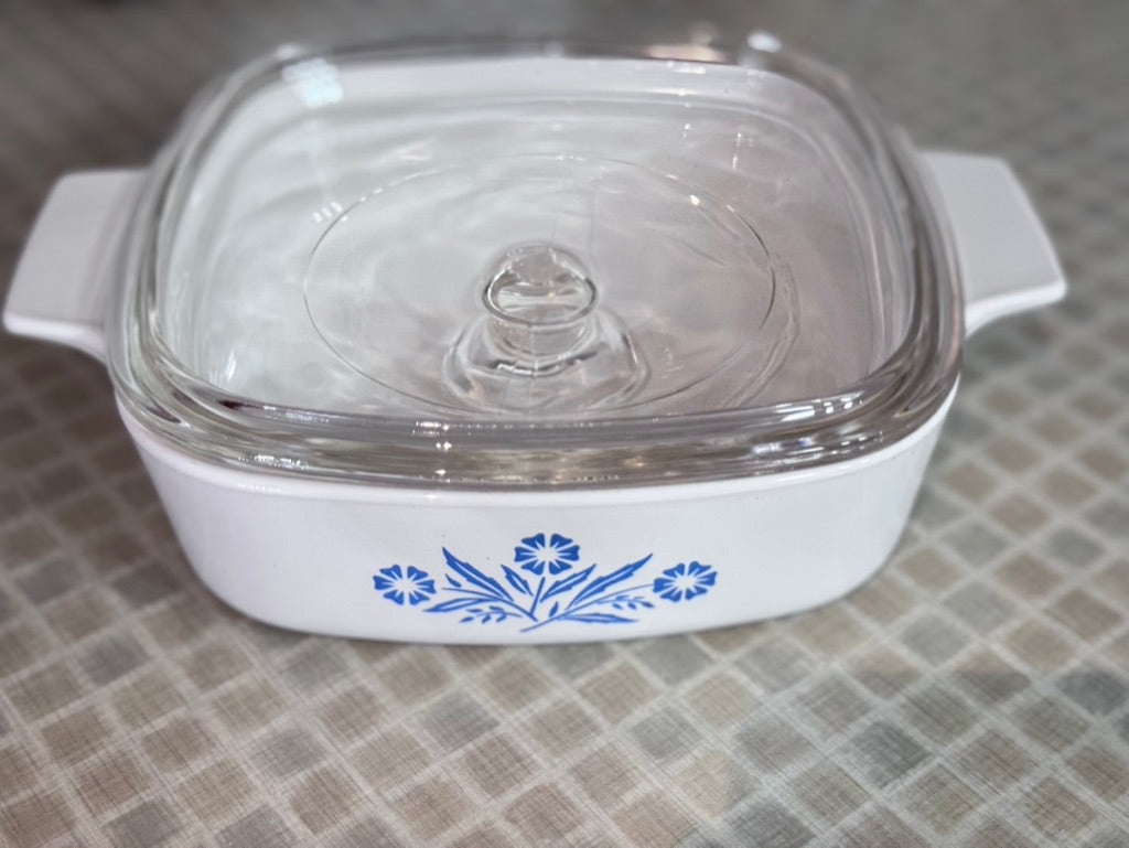 Corning Ware Blue Cornflower A-1-B 1 Liter Casserole Dish