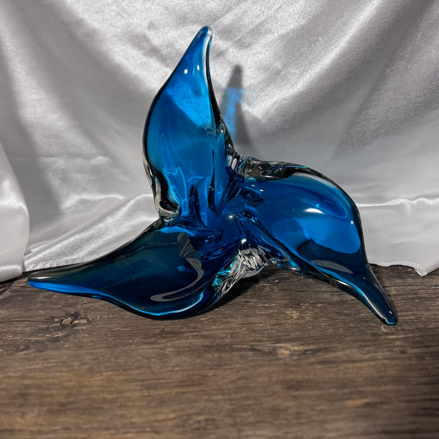 Blue Art Deco Candy Dish