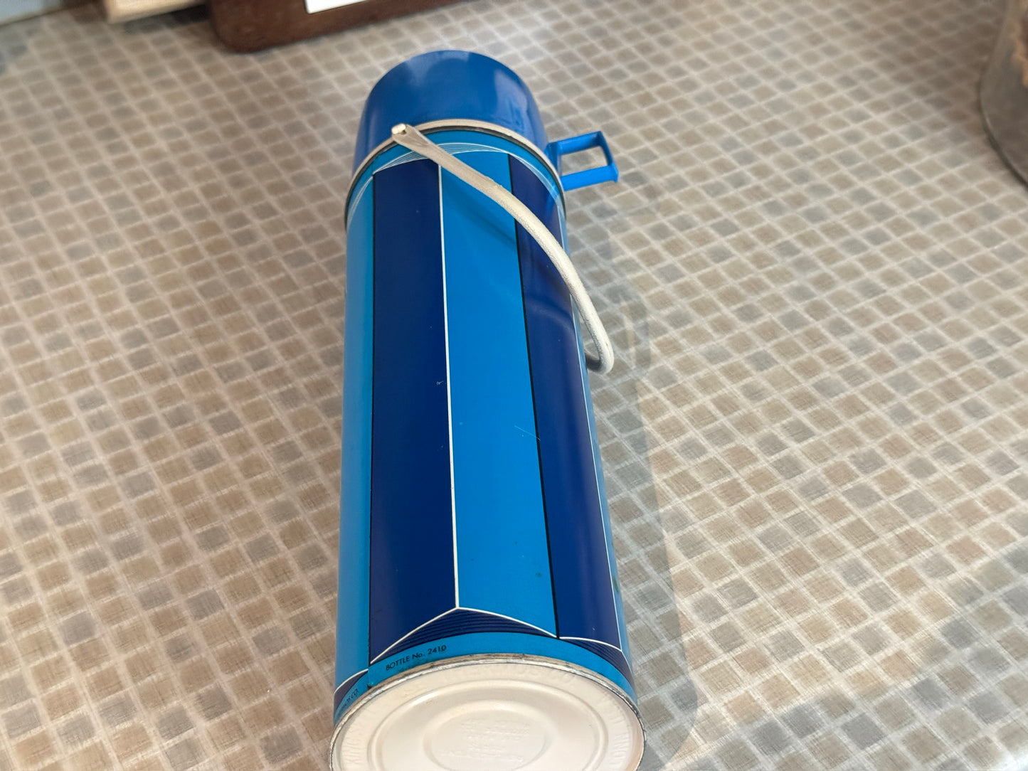 1974 King-Seeley Blue Block Thermos